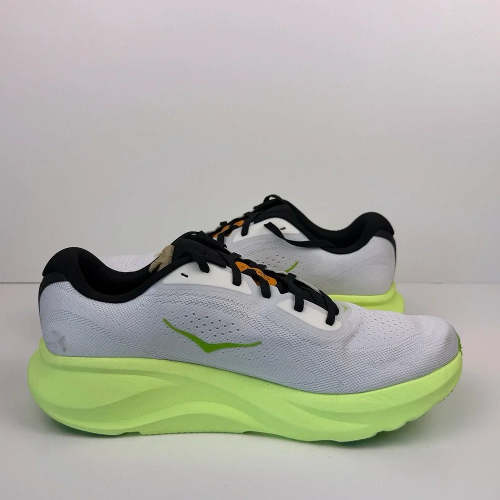 Hoka One One Rincon 5 Running Shoes Men Sz 10D Dark Lime Green 1176630 Sample